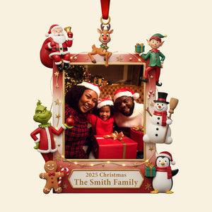 Christmas Picture Frame Acrylic Ornament - Custom Photo Gifts For Family 01HYQN071125