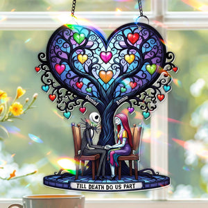 Eternal Love Tree Suncatcher  - Personalized Gifts For Couple 05PGLU160725