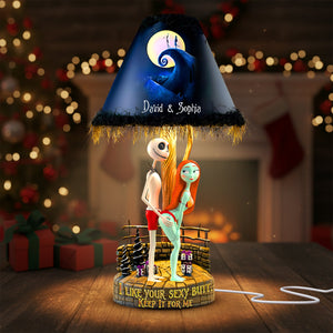 Playful Spooky Couple Acrylic Light Box - Personalized Gifts For Couples 01OHLU111125