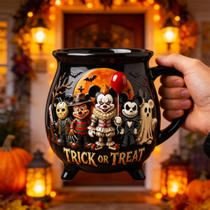 Trick Or Treat Spooky Cauldron Mug - Personalized Halloween Gifts 07PGDT240826