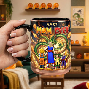 Warrior Mom And Kids Magic Ceramic Coffee Mug - Personalized Gifts For Mother's Day Magic Mug 01OHDH100426HH