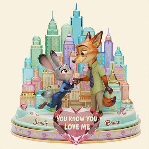 Romantic Couple Acrylic Light Box - Personalized Gifts For Couple 07kidt041225