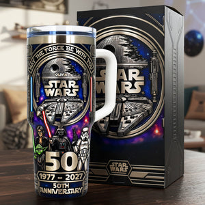 50th Anniversary Space Adventure Tumbler - Personalized Anniversary Gift 02OHTA090326
