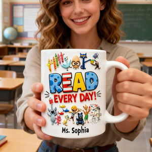 Reading Motivation Coffee Mug – Personalized Gifts For Teachers 05hutn090226
