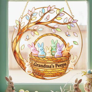 Grandma Peep Easter Suncatcher Ornament - Personalized Gifts For Grandma 04nata260126