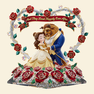 Dancing Couple Custom Shape Acrylic Light Box - Personalized Gifts For Couple 02pata261125