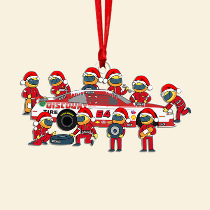 Personalized Gifts For Racing Team Christmas Ornament 03qhqn250924 - Ornament - GoDuckee