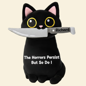 Black Cat Custom Shape Pillow - Personalized Gifts For Coworker 02huqn151125