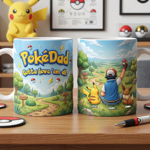 Adventure Dad And Kids Coffee Mug - Personalized Gifts For Dads 03natn010526