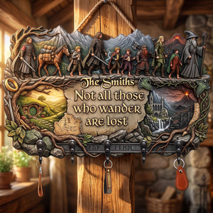 Warriors In Fantastical Journey Acrylic Key Hanger - Personalized Gifts 05naqn140726