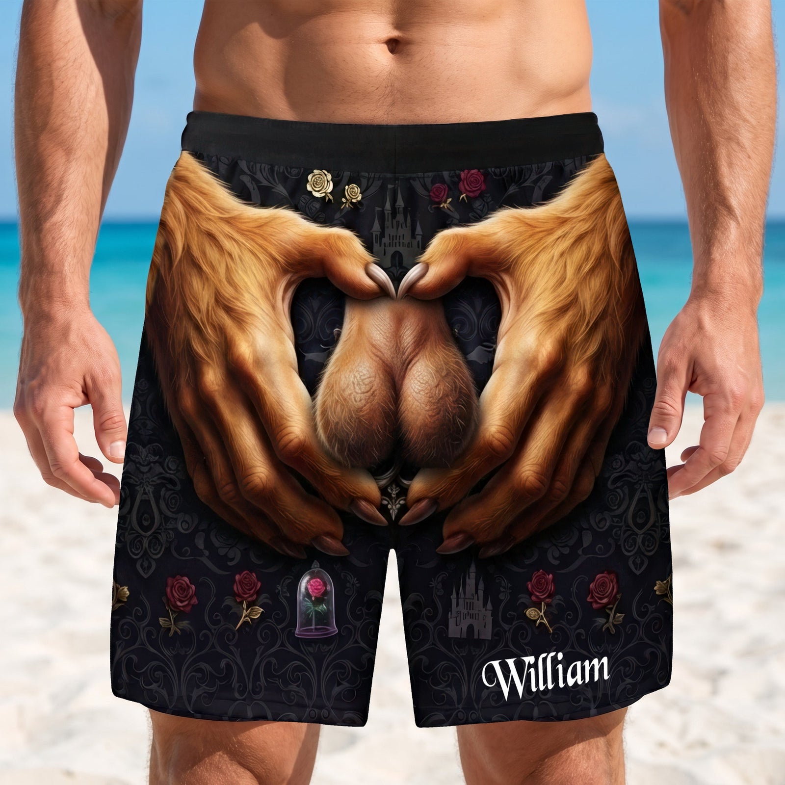 Funny Men's Beach Shorts Personalized Gifts For Men 05OHQN030726