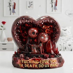 Romantic Couple Acrylic Plaque - Personalized Gifts For Couples 06tglu041225