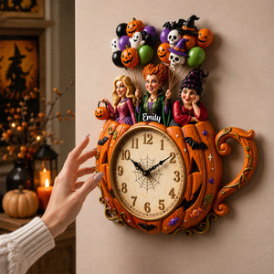 Bewitched By Time Acrylic Hanging Wall Clock - Personalized Gifts 06PGDH070826