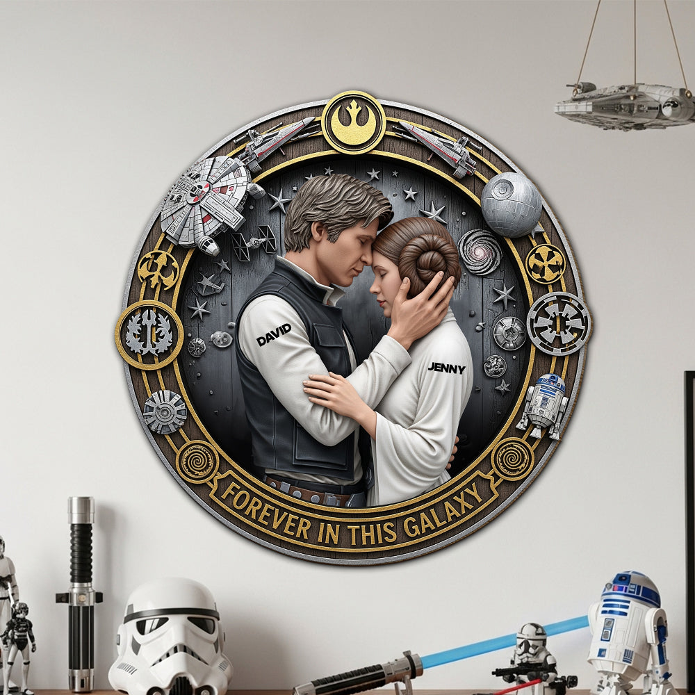 Galactic Love Personalized Gifts For Couple Wood Sign Forever In This Galaxy 01ohtn170725