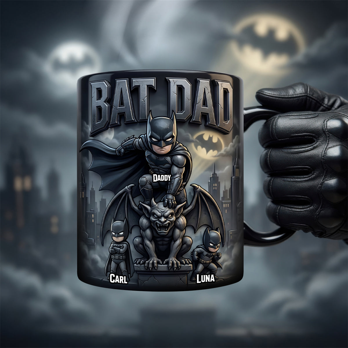 Shadow Dad Magic Coffee Mug - Personalized Gifts For Dad 05nadh300426