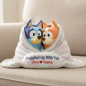 Snuggled Up Together Shaped Pillow - Personalized Gifts For Couples 03OHTN061225