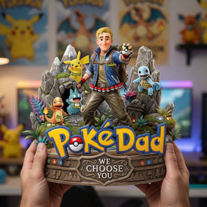 Adventure Game Dad And Kids Acrylic Plaque - Personalized Gifts For Father's Day Plaque 03OHLU200526