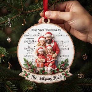 Family Love Christmas Ornament - Custom Photo Gifts For Family 09hulu161026