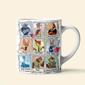 Cute Characters White Coffee Mug 05naqn101225