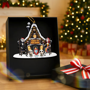 Spooky Family Christmas Ornament - Personalized Gifts For Family 03ohqn171025-Homacus
