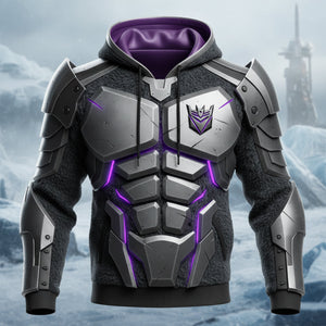 Cyber Armor 3D Hoodie - Christmas Gifts 03HYQN111125