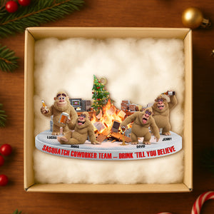 Bigfoot Christmas Ornament Personalized Gifts For Coworkers 01ohtn241125