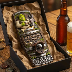 Woodland Ogre Wall Hanging Bottle Opener - Personalized Gift 04HADT210726