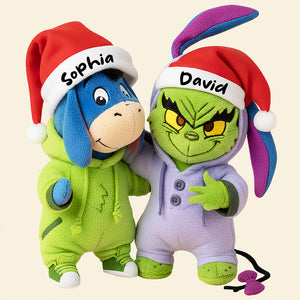 Holiday Cozy Pillow Personalized Gifts For Couple 02HUDT141125