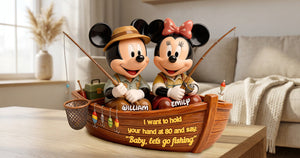 Fishing Couple Acrylic Plaque - Personalized Gift For Couples 06TOMG280126