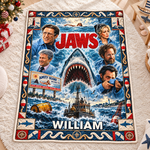 Deep Sea Predator Blanket - Personalized Gifts 06naqn121026