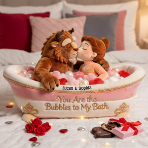 Romantic Shower Couple Pillow  - Personalized Gifts For Couple 03natn151225