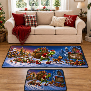 Funny Santa Runner Rug - Personalized Christmas Gifts 06HAQN220826