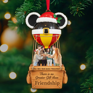 Greatest Friendship Custom Photo Ornament - Personalized Christmas Gifts For Friends 03TGLU240925