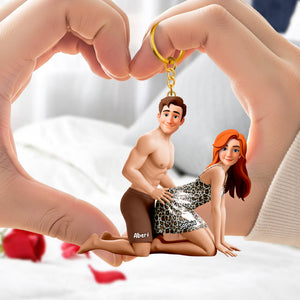 Naughty Couple Keychain - Personalized Gifts For Couples 08ohqn160126