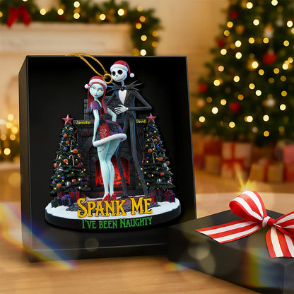 Naughty Couple Christmas Ornament - Personalized Gifts For Couple 02pgqn180925