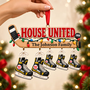 House Divided Christmas Ornament - Personalized Gifts For Skating Lovers Family 03hutn071026