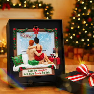 Naughty Bed Couple Ornament - Personalized Gifts For Couple 01huta110925-Homacus