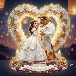 Romantic Wedding Fairy Tales Light Box Personalized Gifts For Couple 02PADT281125