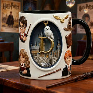 Alphabet Initial Letter Coffee Mug Personalized Gifts For Fans 01natn230126