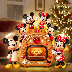 Baking Family Light Box - Personalized Gifts For Family Acrylic Light Box 03PAQN040926