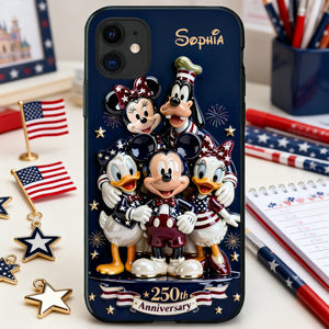 USA 250th Anniversary Phone Case Personalized Gifts 02pgtn110226