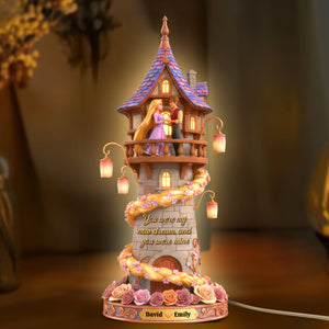 Fairy Tale Couple Acrylic Light Box - Personalized Gifts For Couple 06kiqn011225