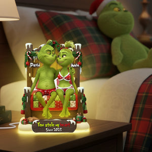 Stole My Heart Acrylic Light Box - Personalized Gifts For Couple 04tolu011125