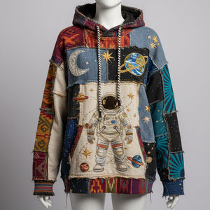 Bohemian Astronaut Hoodie Personalized Gifts For Space Lovers 01patn251125