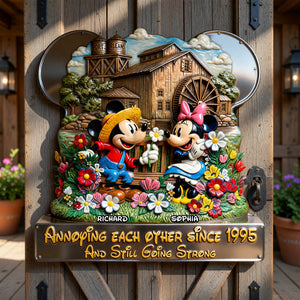 Lively Countryside Life Metal Sign, Personalized Gifts For Couple 02qhqn230626