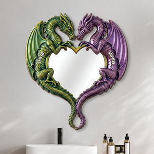 Fantasy Dragon Couple Mirror, Personalized Festive Gifts For Couple 01qhtn290725