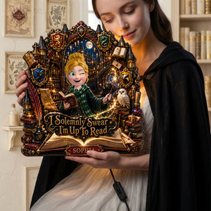 Magical Library Acrylic Light Box - Personalized Gifts For Book Lovers 06halu300626