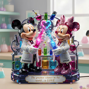 Great Scientist Couple Light Box - Personalized Gift For Couples 01PADT061225
