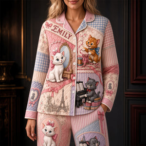 Adorable Cat Pajama Set - Personalized Gifts For Her 05hadt040926