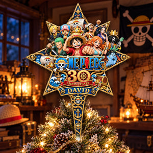 30th Anniversary Adventure Acrylic Christmas Tree Topper - Personalized Gifts For Christmas 12ohlu081026